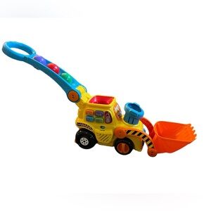 LIKE NEW - VTECH Push and Pop Bulldozer
